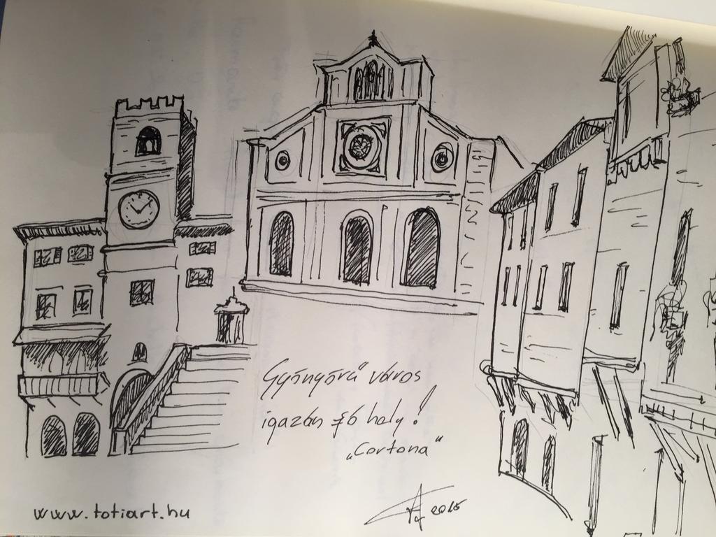 Casa Mia A Cortona Lejlighed Værelse billede